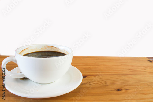 hot coffee espresso  arrangement flat lay postcard style on table