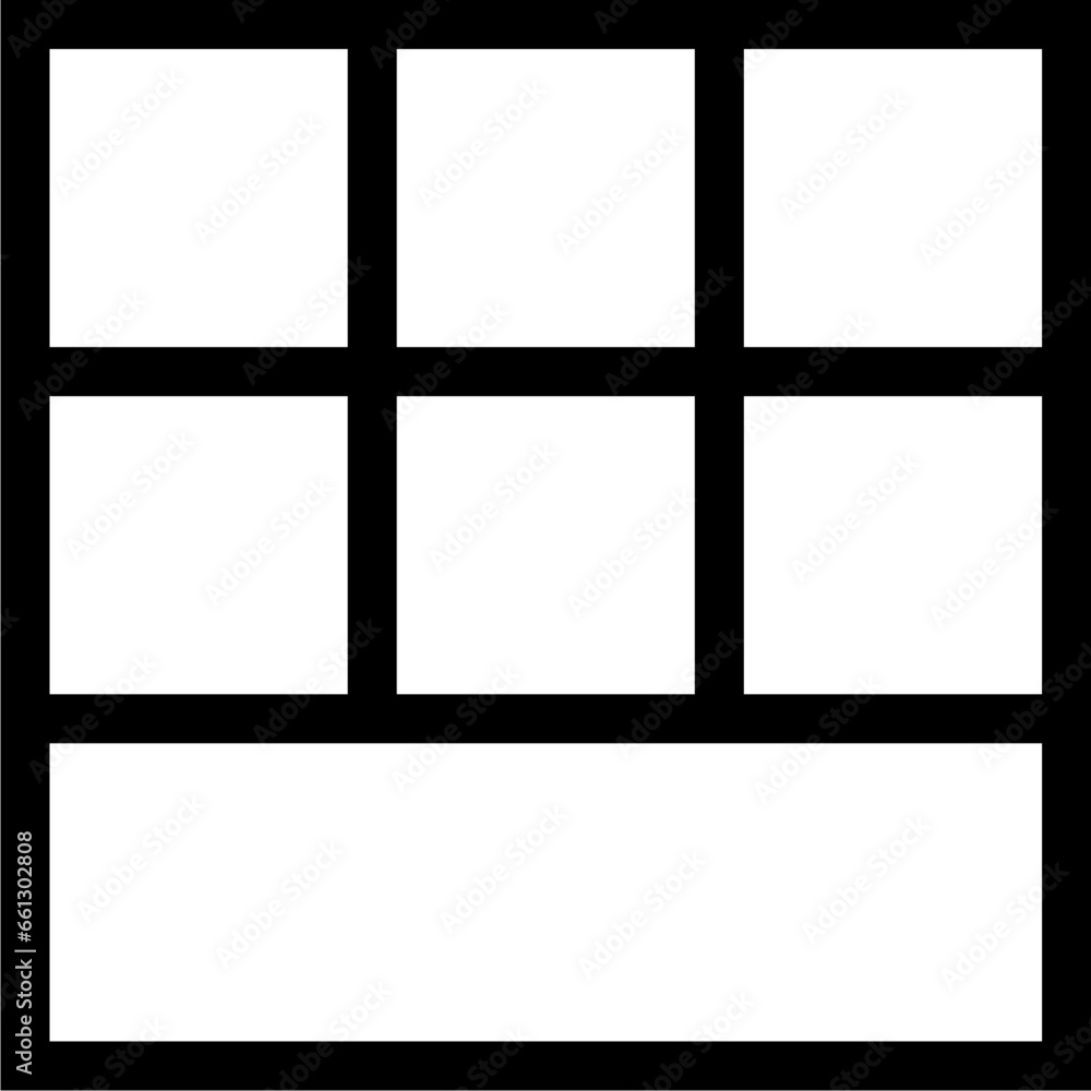 Layout 44 Line Icon pictogram symbol visual illustration Layout 44 Line Icon pictogram symbol visual illustration