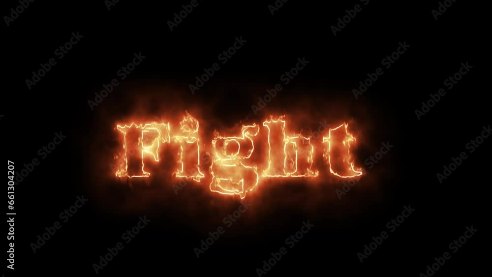 Fire alphabet letters Fight isolated, outline fire and ice glowing on ...