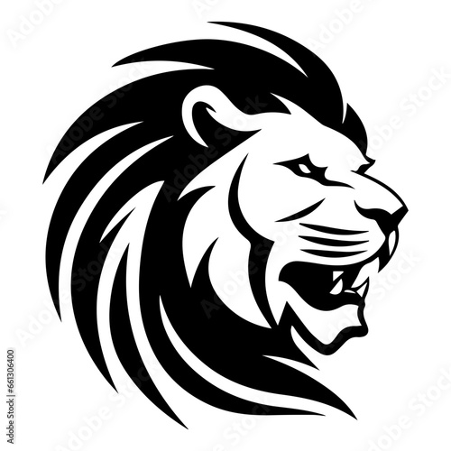 Lion growl head portrait sketch hand drawn engraving style vector illustration. black leo lion beast head cartoon character