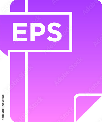 EPS Glyph Gradient Icon pictogram symbol visual illustration