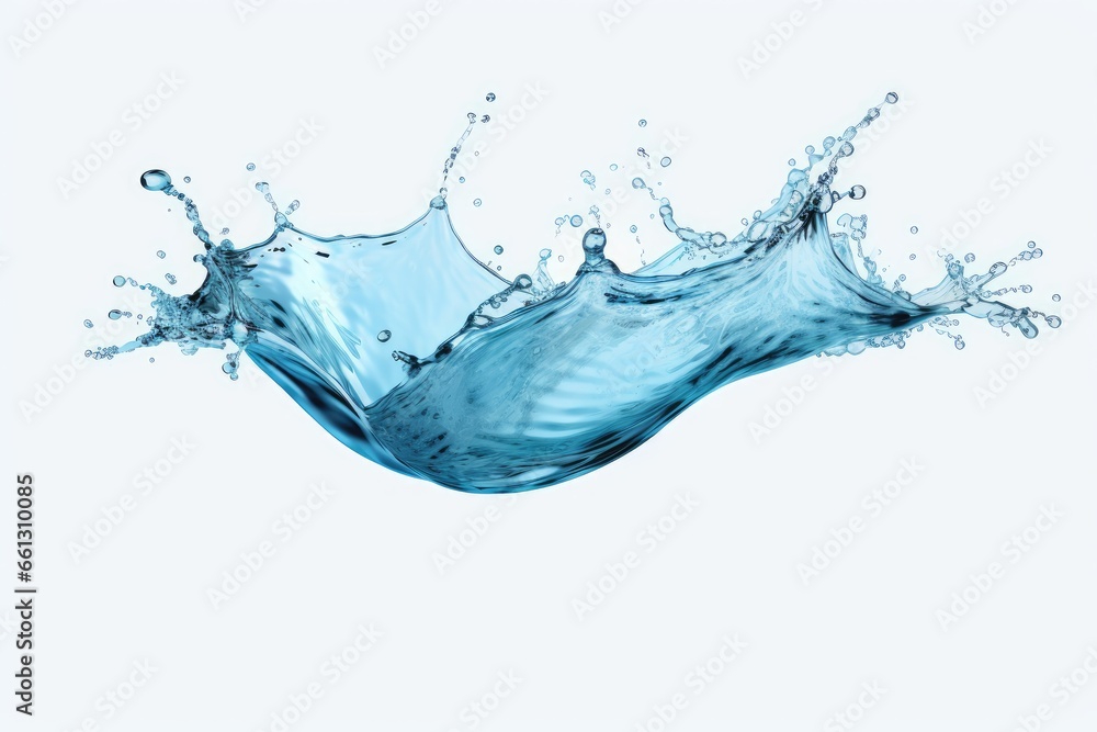 water splash isolated on white water splash isolated on white