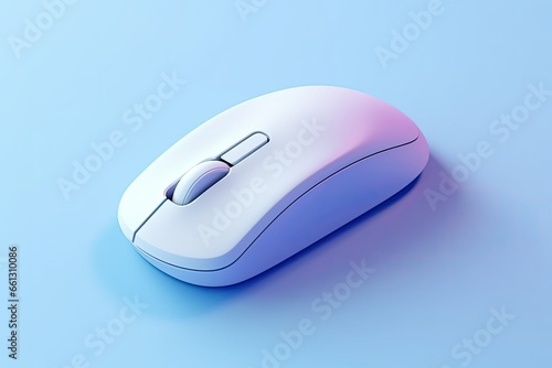 3d Illustration Model Mouse Isolated Background