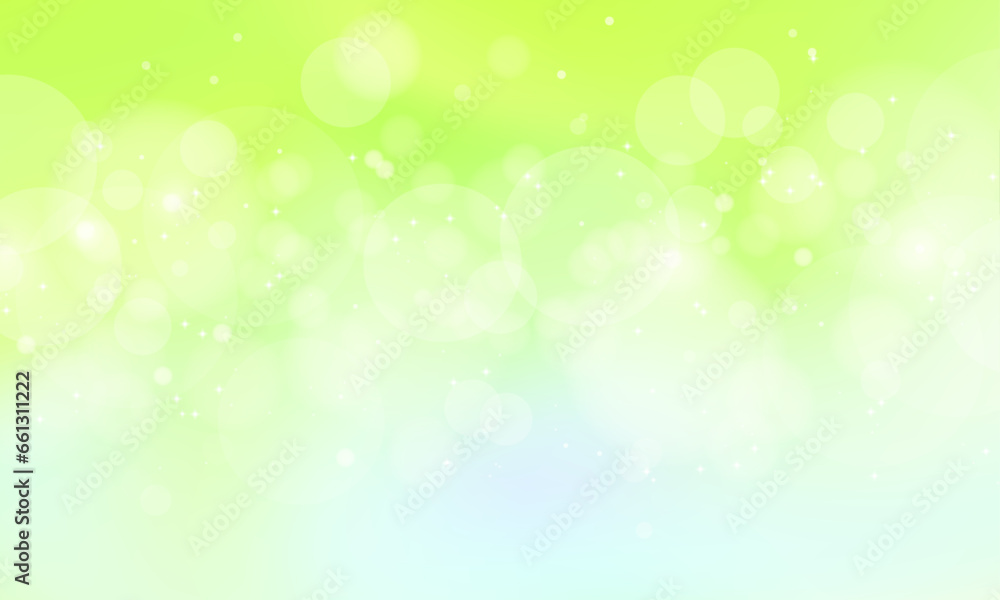 Vector gradient background with bokeh effect