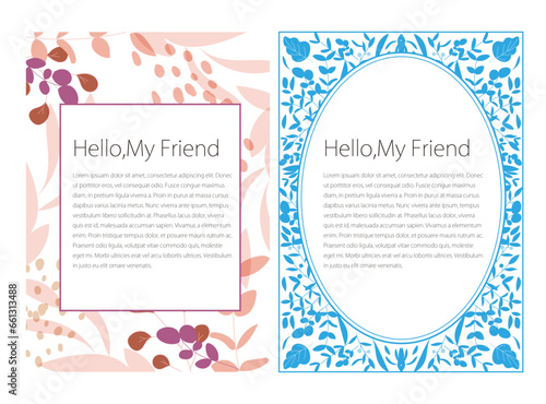 autumn message card templates.
 Good for poster, background, invitation, flyer, cover, 
banner, placard, brochure and other graphic design