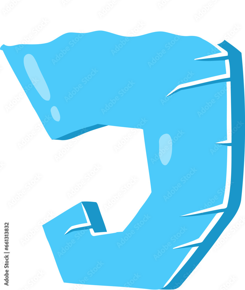 Frozen Ice Letter J Frozen Ice Letter J
