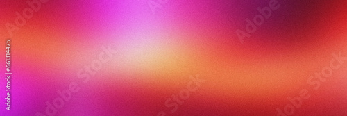 yellow red pink , color gradient rough abstract background shine bright light and glow template empty space , grainy noise grungy texture