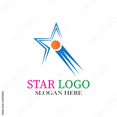 Star company logo signs symbols and bussines