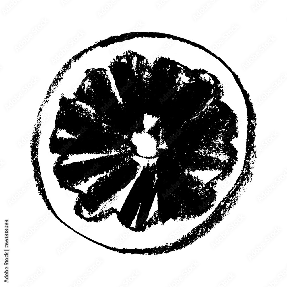 Vector lemon symbol. Citrus fruit icon in trendy hand drawn doodle style. Black illustration for lime label, organic badge, lemon juice packaging design or website. Calligraphic cosmetic symbol. Vector lemon symbol. Citrus fruit icon in trendy hand drawn doodle style. Black illustration for lime label, organic badge, lemon juice packaging design or website. Calligraphic cosmetic symbol.