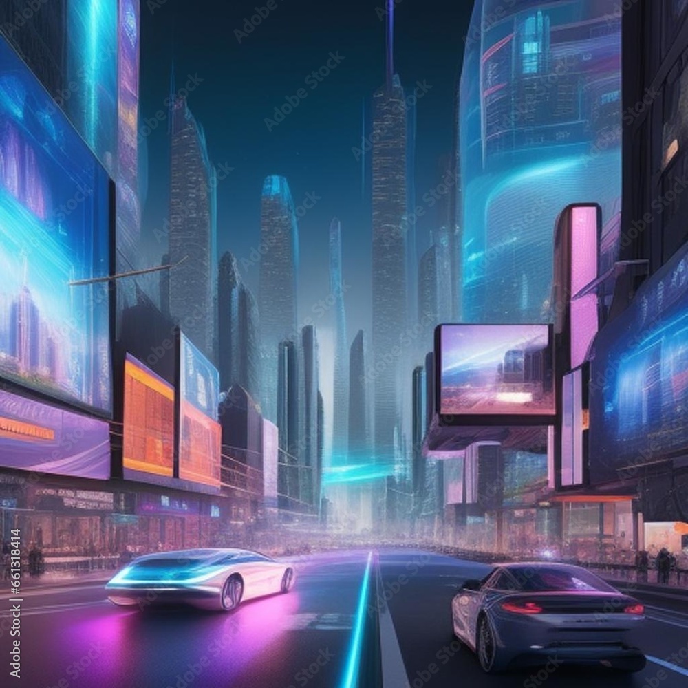 Cyber Metropolis: Futuristic City of the Future