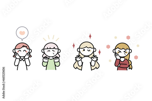 喜ぶ女性セット