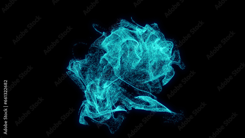 Fototapeta premium ParticleFlower01