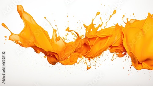 orange and yellow splashes