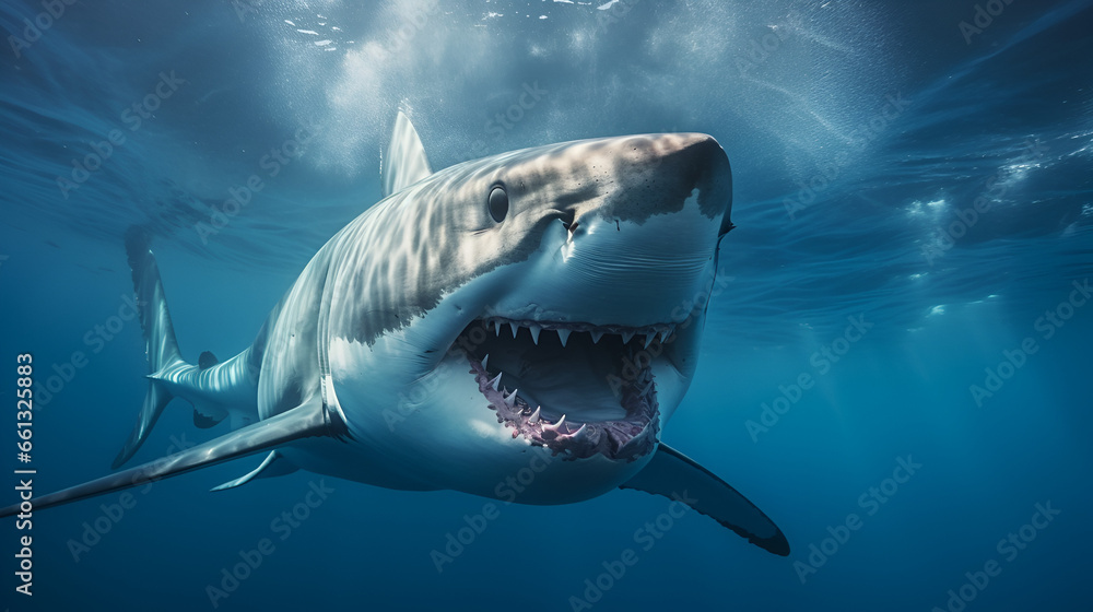 Fototapeta premium great white shark