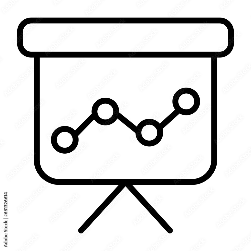 Outline Analytics Statistics Icon Outline Analytics Statistics Icon