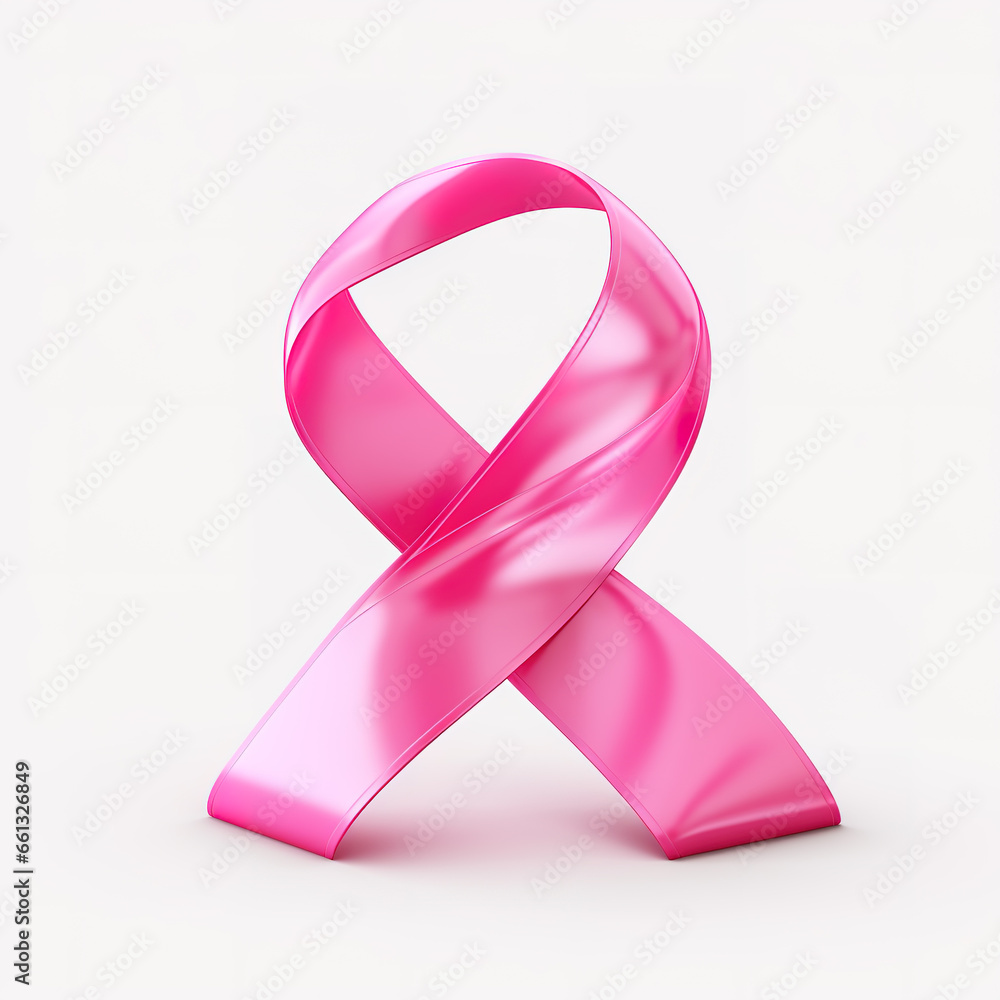 Pink crossed 3d ribbon on a white background breast cancer
Pink crossed 3d ribbon on a white background breast cancer