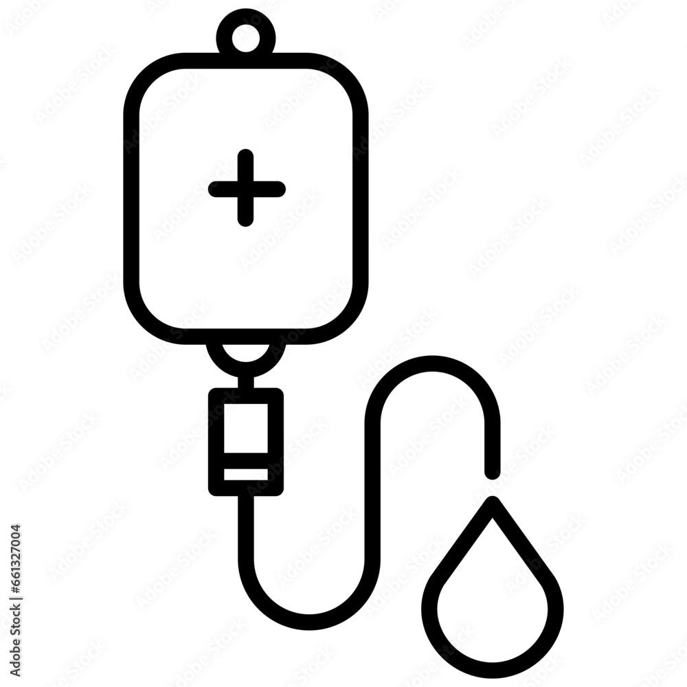 Outline Blood drop icon Outline Blood drop icon