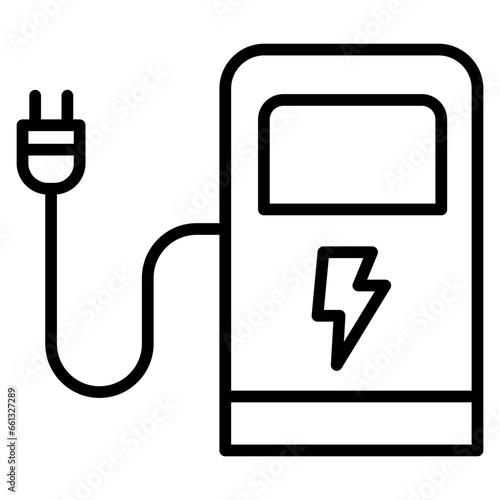 Outline Charging icon