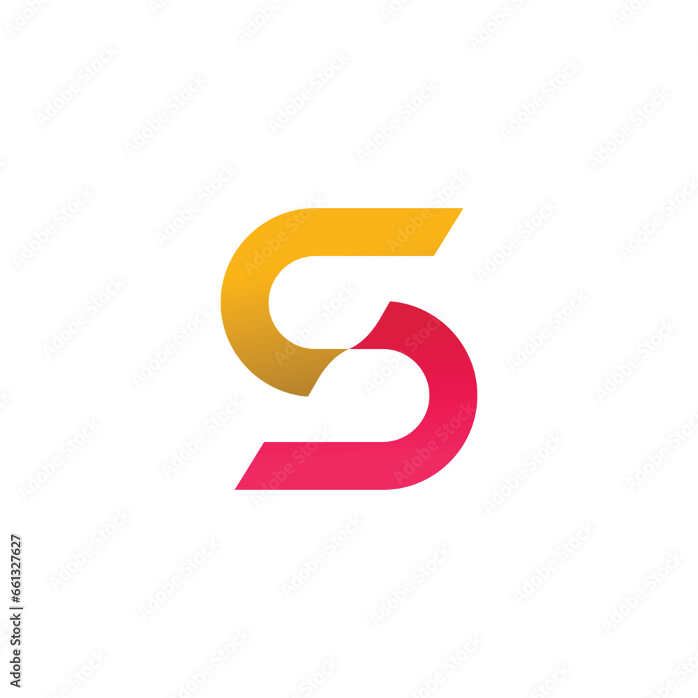 Letter S design element vector icon with creative modern concept Letter S design element vector icon with creative modern concept