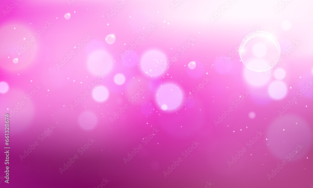 Vector bokeh effect gradient background