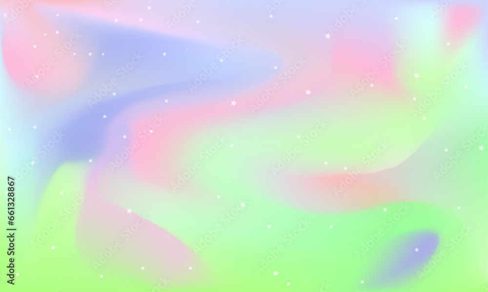 Vector gradient rainbow glitter background