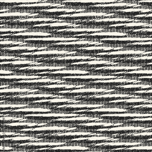 Monochrome Moiré Effect Textured Zigzag Pattern