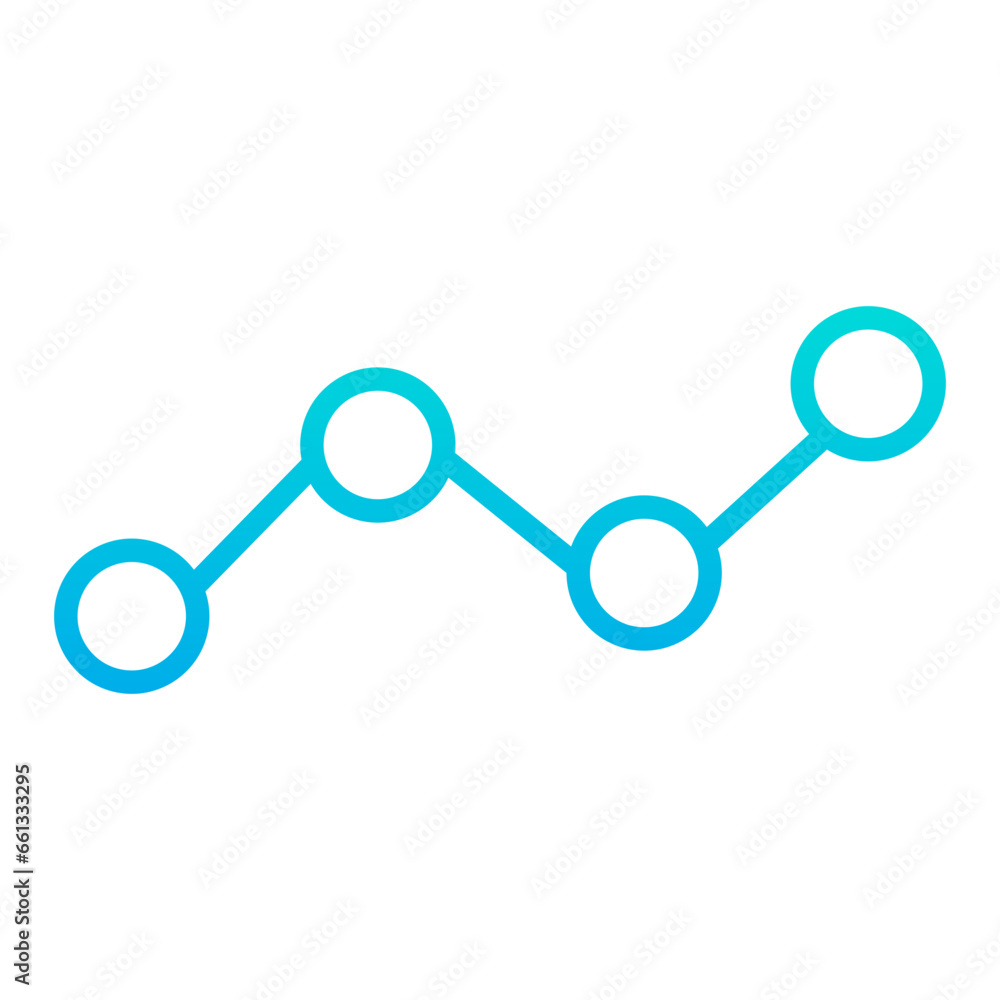 Outline gradient Analytics Icon