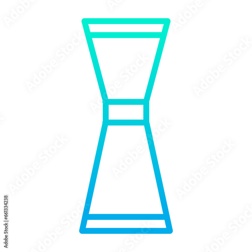 Outline gradient Jigger icon