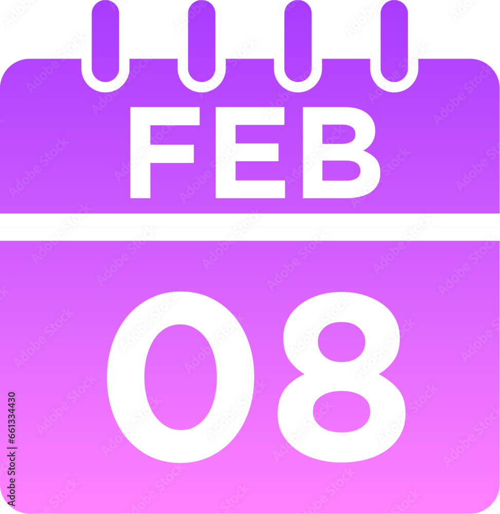 02-February - 08 Glyph Gradient Icon pictogram symbol visual illustration 02-February - 08 Glyph Gradient Icon pictogram symbol visual illustration