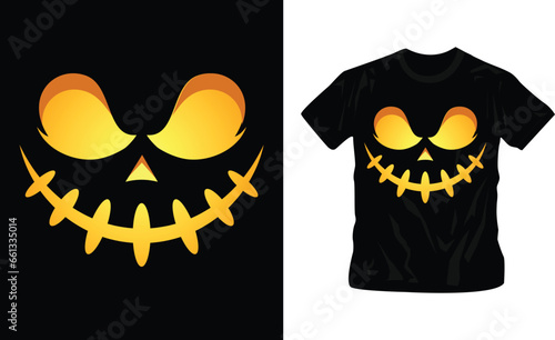 scary halloween emoji t-shirt design, emotions, cartoon faces, funny monsters 