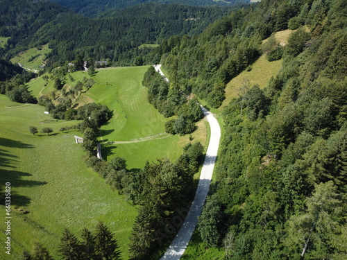 Zgornja Sorica, Slovenia - drone footage.
