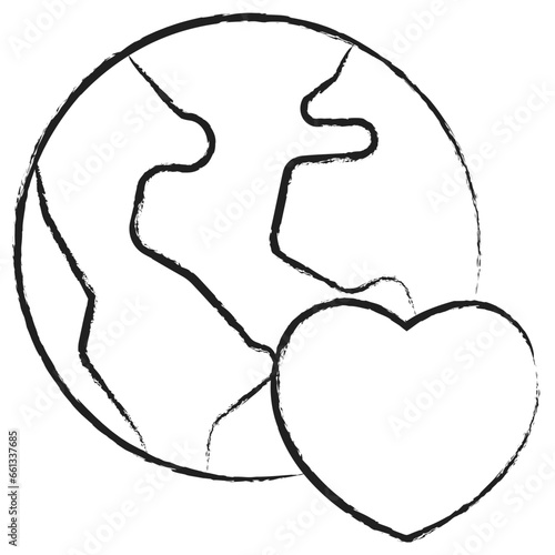 Hand drawn Love icon
