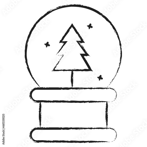 Hand drawn Crystal icon