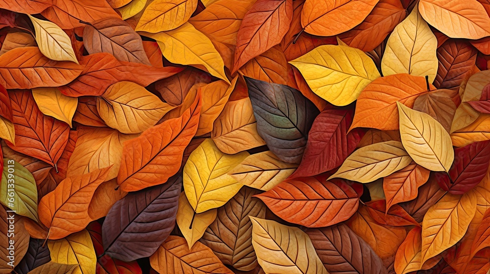 Autumn leaves isolated on black background. Collection of fall leaves. Generative AI Autumn leaves isolated on black background. Collection of fall leaves. Generative AI