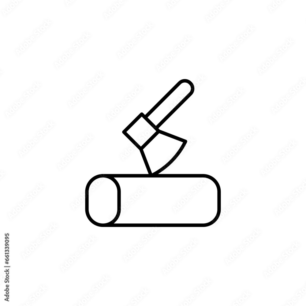 Sawmill icon vector. Wood illustration sign. Axe symbol or logo. Sawmill icon vector. Wood illustration sign. Axe symbol or logo.