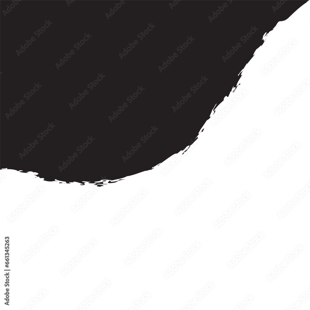 Fototapeta premium Corner Abstract Brush