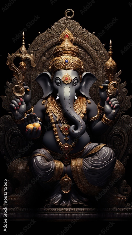 Ganesh is prominently known as the remover of obstacles.