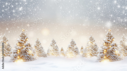 Christmas and New Year holidays background with Snow in vintage style. Happy new year.AI Generative © Rafa Fernandez