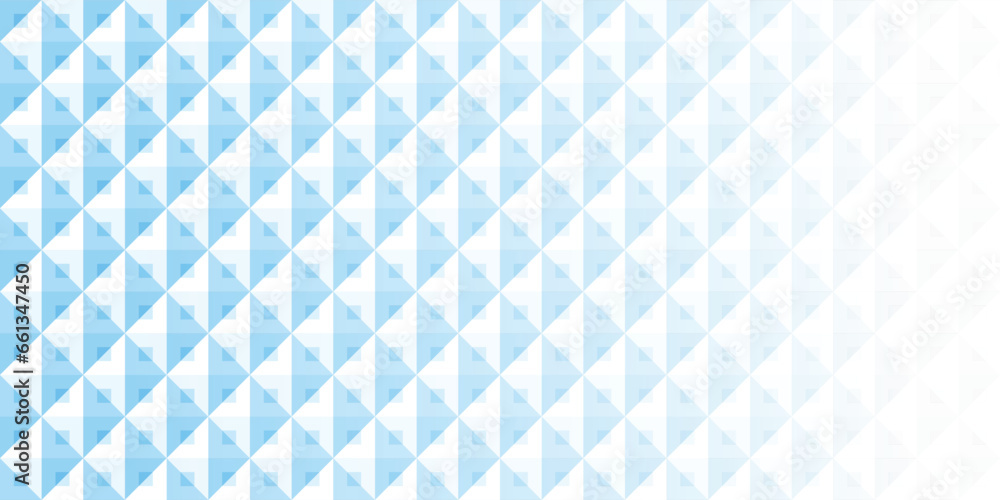 Abstract white and blue geometric background texture