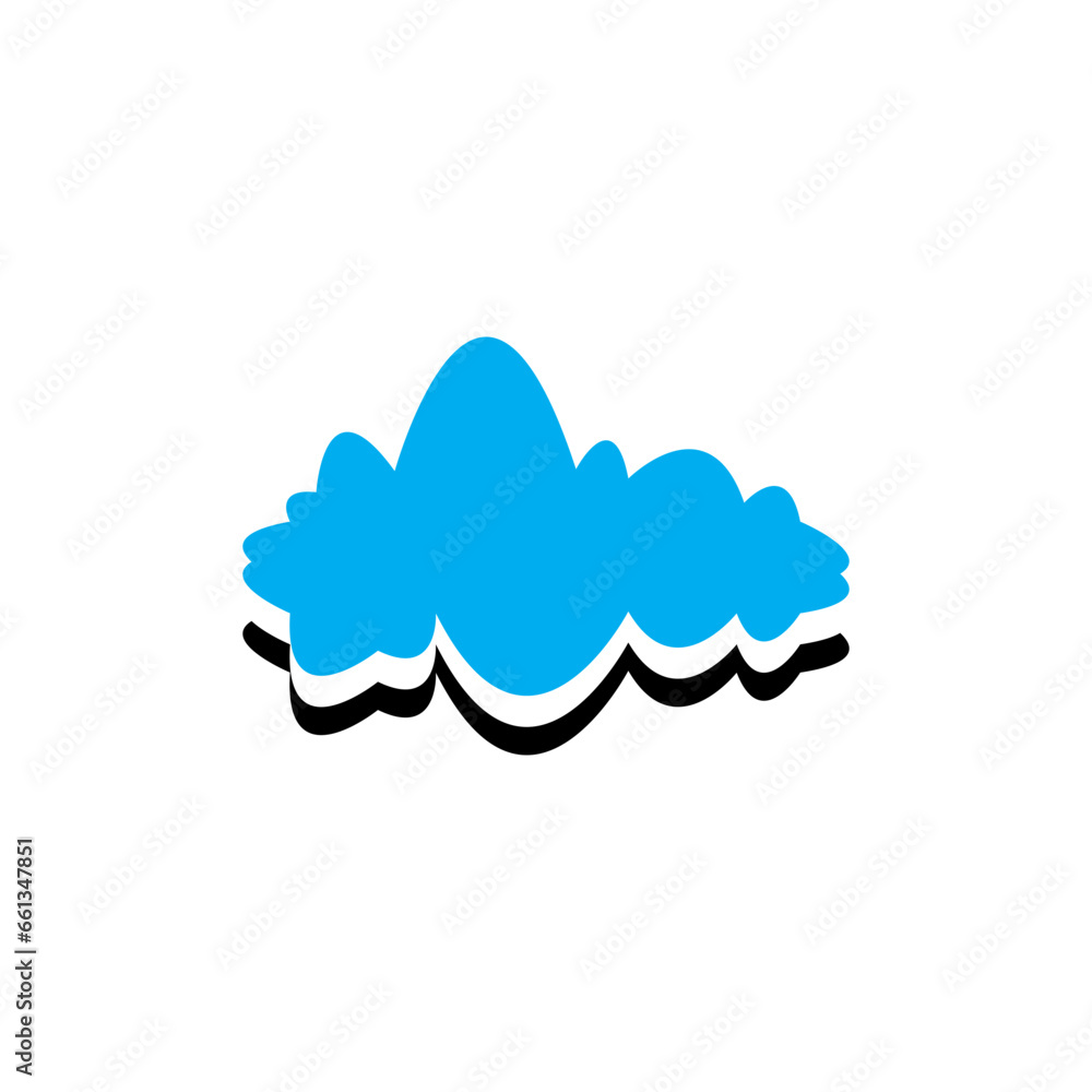 Cloud template logo design with a modern and creative concept. Logo for business, emblem, company and brand. Cloud template logo design with a modern and creative concept. Logo for business, emblem, company and brand.
