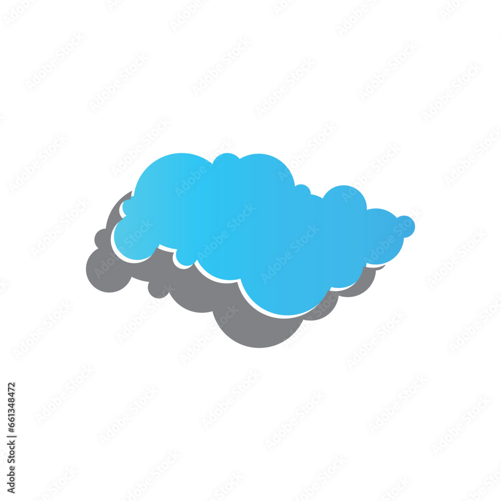Cloud template logo design with a modern and creative concept. Logo for business, emblem, company and brand. Cloud template logo design with a modern and creative concept. Logo for business, emblem, company and brand.