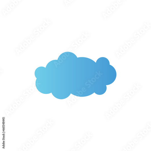 Cloud template logo design with a modern and creative concept. Logo for business, emblem, company and brand.