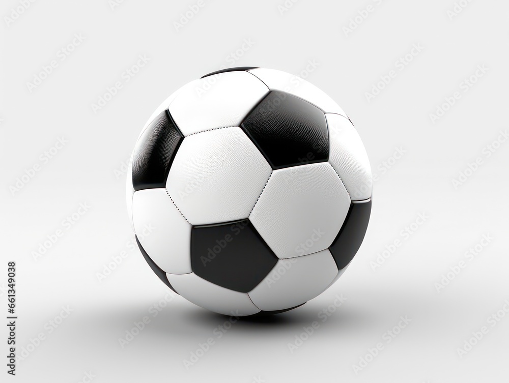 Soccer ball isolated on white background. 3D illustration. Clipping path included. Soccer ball isolated on white background. 3D illustration. Clipping path included.