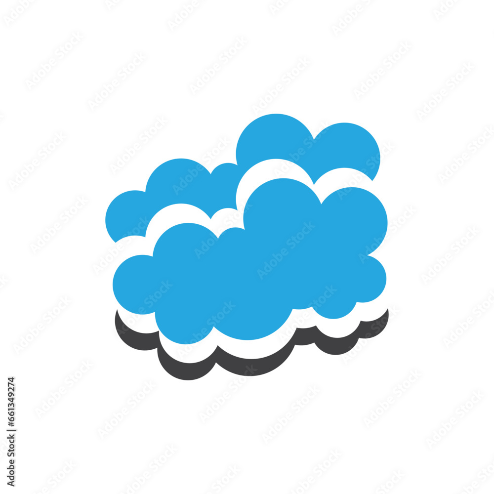 Cloud template logo design with a modern and creative concept. Logo for business, emblem, company and brand. Cloud template logo design with a modern and creative concept. Logo for business, emblem, company and brand.
