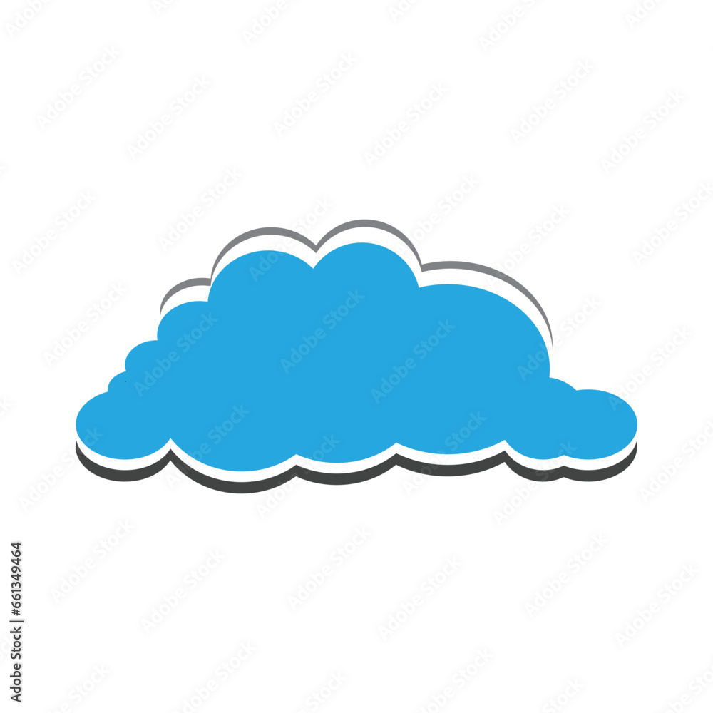 Cloud template logo design with a modern and creative concept. Logo for business, emblem, company and brand. Cloud template logo design with a modern and creative concept. Logo for business, emblem, company and brand.