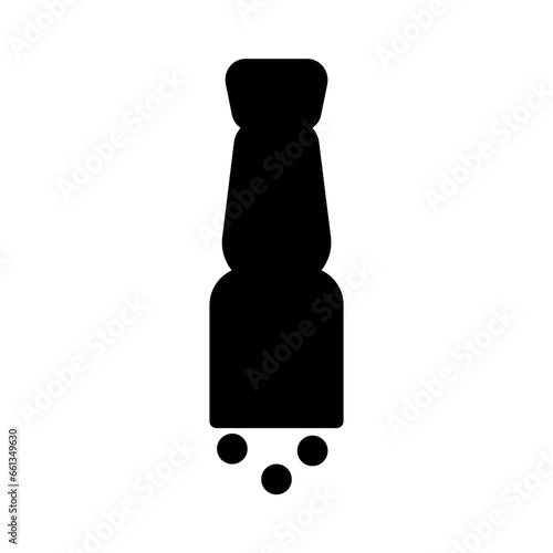 Black Pepper Cooking Mill Icon