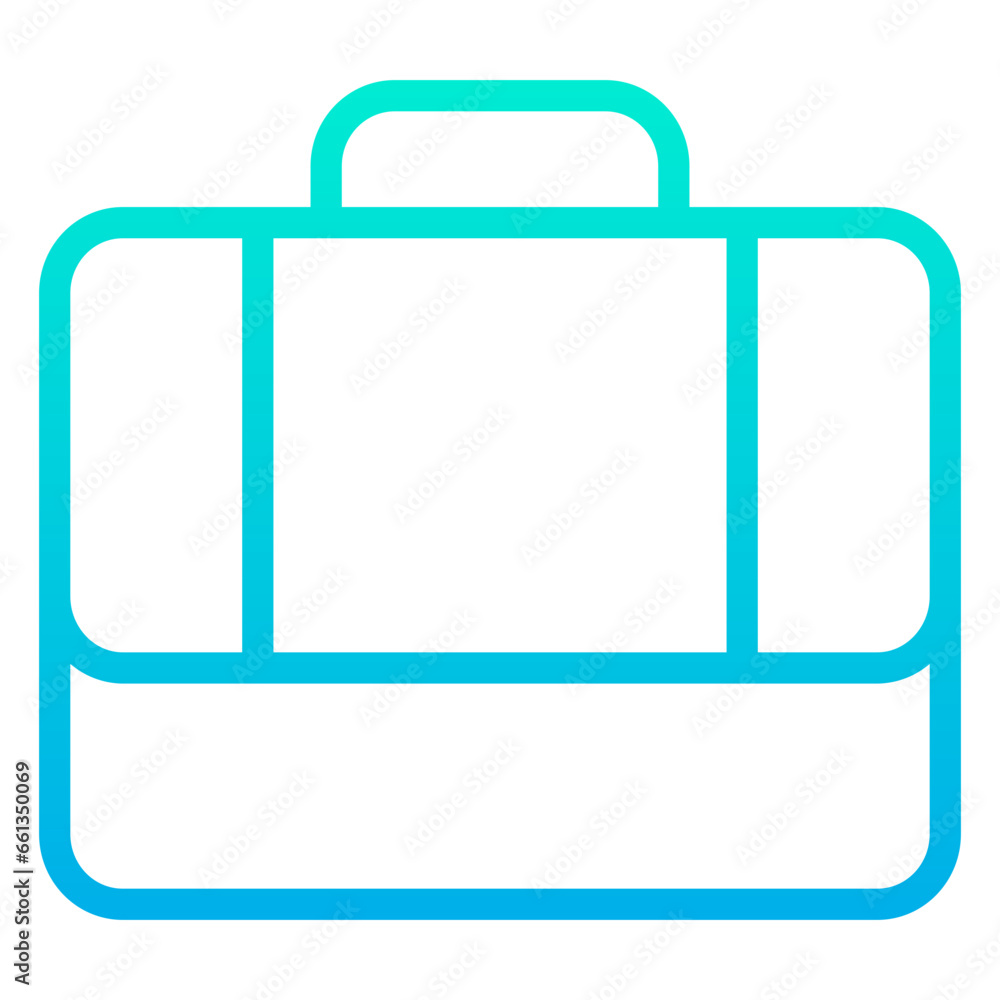 Outline Gradient Office Bag icon Outline Gradient Office Bag icon