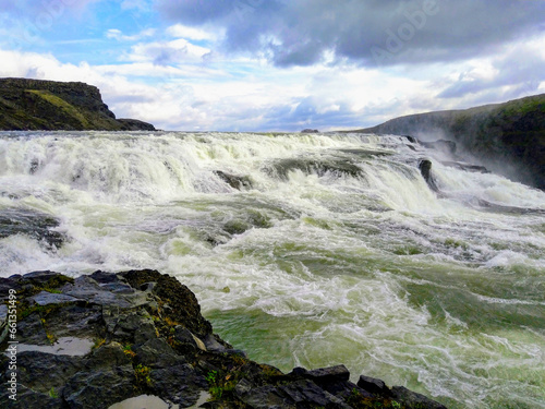 situated at  famous Golden Circle tour route  Gullfoss is one of Iceland s most popular tourist attractions