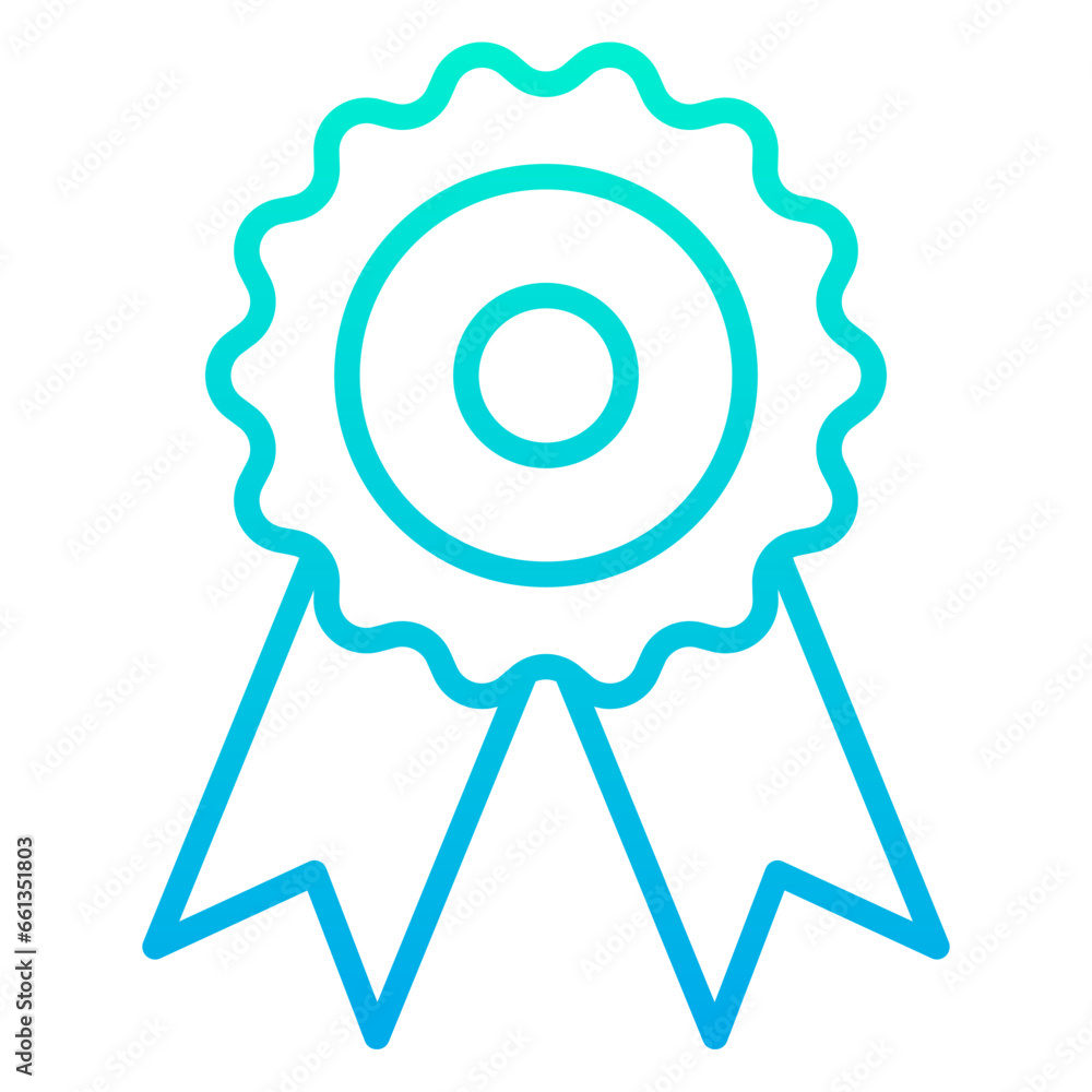 Outline Gradient Home Award icon Outline Gradient Home Award icon