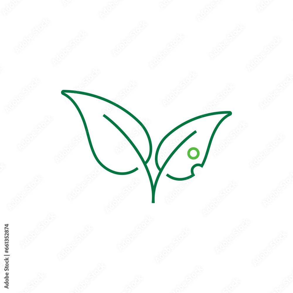 Eco leaf logo design vector template. Eco friendly vector icon. Eco leaf logo design vector template. Eco friendly vector icon.